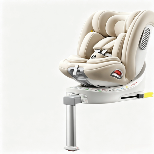 360° Rotating Baby Car Seat, I-SIZE Certified, ADAC Test Passed, Class A Infant Fabric, Kids Safety Seat for 0-12 Years Old, Universal Car Seat