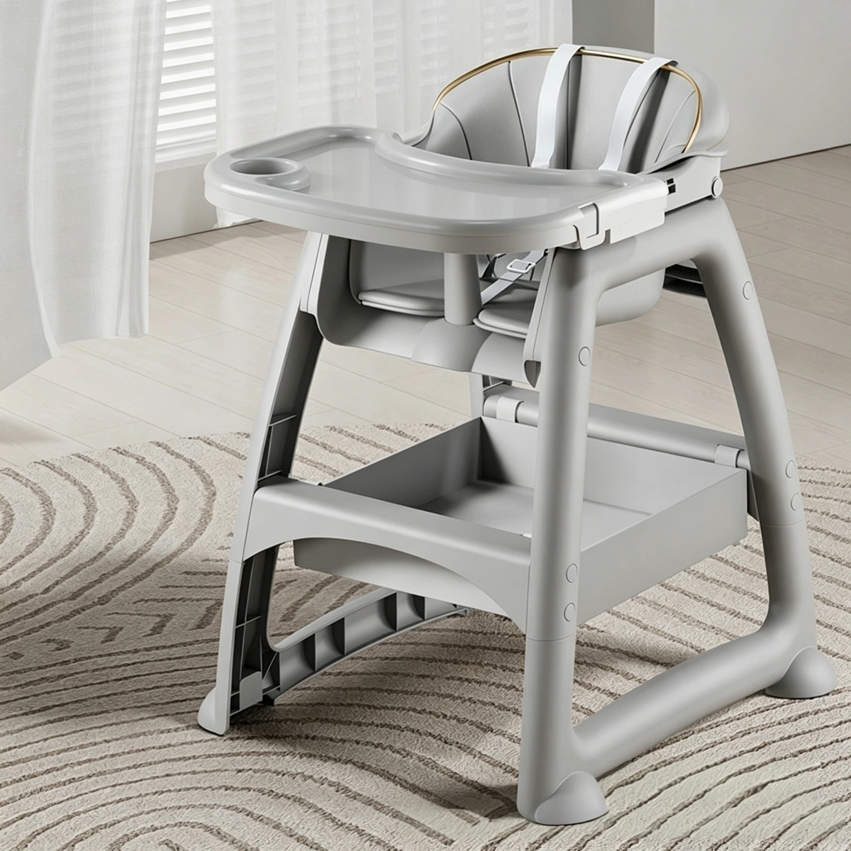 Baby High Chair, Multifunctional Infant Dining Seat, Foldable Toddler Feeding Chair for Home, Restaurant & Hotel Commercial Use