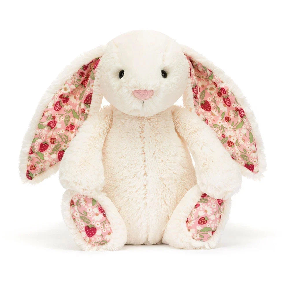 Jellycat Blossom Cream Bunny 'Berry' (Medium)